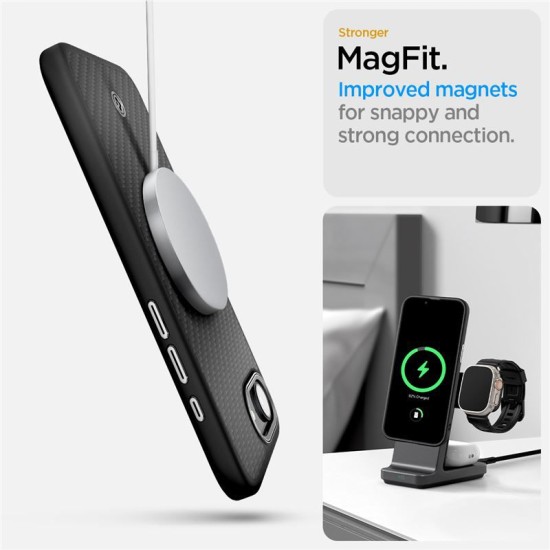 Husa Spigen Enzo Aramid MagSafe pentru iphone 16e, negru mat (Spigen, iPhone 16e) by www.silkase.ro Husa Spigen Enzo Aramid MagSafe pentru iphone 17e/16e, negru mat (iPhone 17e, ACS09153) by www.silkase.ro