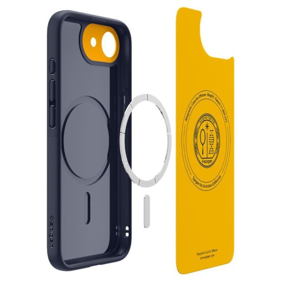 Husa Spigen Nano Pop MagSafe pentru iphone 17e/16e, blueberry navy (iPhone 17e, ACS09154) by www.silkase.ro
