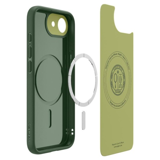 Husa Spigen Nano Pop MagSafe pentru iphone 17e/16e, verde avocado (iPhone 17e, ACS09157) by www.silkase.ro
