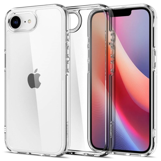 Husa Spigen Ultra Hybrid pentru iphone 17e/16e, crystal clear (iPhone 17e, ACS09160) by www.silkase.ro
