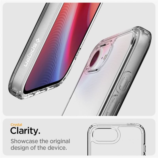 Husa Spigen Ultra Hybrid pentru iphone 17e/16e, crystal clear (iPhone 17e, ACS09160) by www.silkase.ro