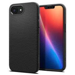 Husa Spigen Liquid Air pentru iphone 17e/16e, negru mat