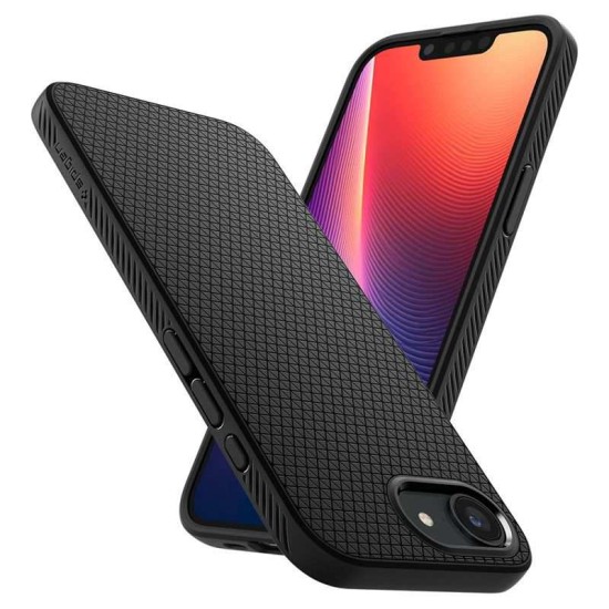 Husa Spigen Liquid Air pentru iphone 17e/16e, negru mat (iPhone 17e, ACS09161) by www.silkase.ro
