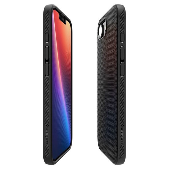 Husa Spigen Liquid Air pentru iphone 17e/16e, negru mat (iPhone 17e, ACS09161) by www.silkase.ro