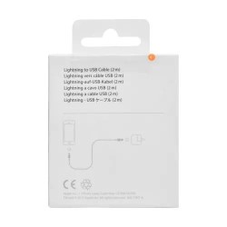 Cablu Original Apple (MD819) Lightning la USB-A, 2m, Alb Cablu Original Apple (MD819) Lightning la USB-A, 2m, Alb