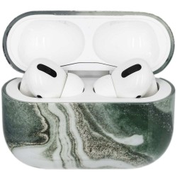 Husa Airpods Pro/Pro 2, culoare marmura verde, plastic Husa Airpods Pro/Pro 2, culoare marmura verde, plastic