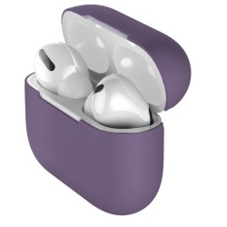 Husa Airpods Pro/Pro 2, culoare lavender, silicon Husa Airpods Pro/Pro 2, culoare lavender, silicon