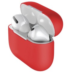 Husa Airpods Pro, culoare rosu, silicon Husa Airpods Pro, culoare rosu, silicon