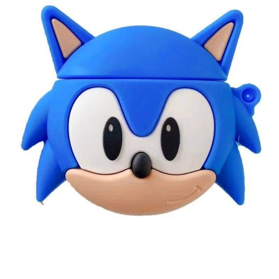 Husa Airpods Pro, design Sonic, cauciuc (Pro, H0752) by www.silkase.ro