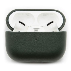 Husa piele Airpods Pro, culoare verde inchis Husa piele Airpods Pro, culoare verde inchis