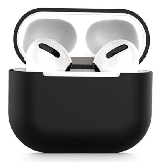 Husa Airpods 3, culoare negru, silicon (SILKASE, 3) by www.silkase.ro Husa Airpods 3, culoare negru, silicon (3, H1026) by www.silkase.ro