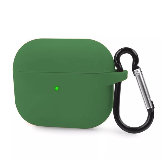 Husa Airpods 3, culoare verde, soft silicon (SILKASE, 3) by www.silkase.ro Husa Airpods 3, culoare verde, soft silicon (3, H1049) by www.silkase.ro