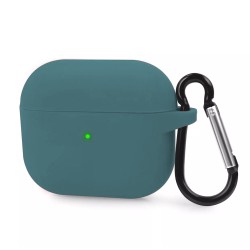 Husa Airpods 3, culoare turcoaz, soft silicon