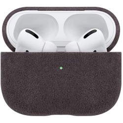 Husa alcantara Airpods Pro, culoare gri Husa alcantara Airpods Pro, culoare gri