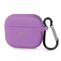 Husa Airpods Pro, culoare violet lavanda, soft silicon Husa Airpods Pro, culoare violet lavanda, soft silicon