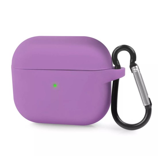 Husa Airpods Pro, culoare violet lavanda, soft silicon (SILKASE, Pro) by www.silkase.ro Husa Airpods Pro, culoare violet lavanda, soft silicon (Pro, H1064) by www.silkase.ro