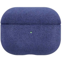 Husa alcantara Airpods Pro, culoare albastru Husa alcantara Airpods Pro, culoare albastru