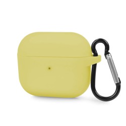Husa Airpods Pro, culoare galben, soft silicon Husa Airpods Pro, culoare galben, soft silicon