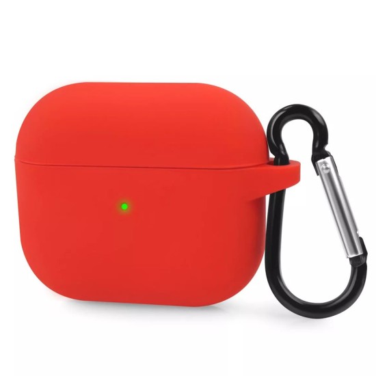 Husa Airpods Pro, culoare rosu, soft silicon (SILKASE, Pro) by www.silkase.ro Husa Airpods Pro, culoare rosu, soft silicon (Pro, H1074) by www.silkase.ro