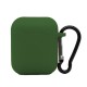 Husa Airpods, culoare verde army, soft silicon (SILKASE, 2) by www.silkase.ro Husa Airpods, culoare verde army, soft silicon (2, H1079) by www.silkase.ro