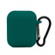 Husa Airpods, culoare turcoaz, soft silicon (2, H1084) by www.silkase.ro