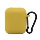 Husa Airpods, culoare galben, soft silicon (2, H1085) by www.silkase.ro