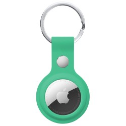 Husa SILKASE Apple Airtag, verde menta, silicon