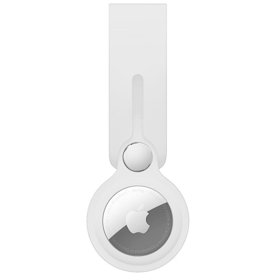 Husa SILKASE Loop Apple Airtag, alb, silicon (SILKASE, AirTag) by www.silkase.ro Husa SILKASE Loop Apple Airtag, alb, silicon (AirTag, H0690) by www.silkase.ro
