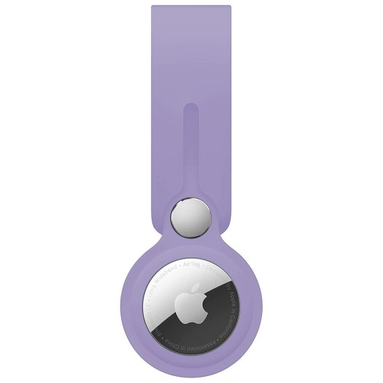 Husa SILKASE Loop Apple Airtag, violet, silicon (SILKASE, AirTag) by www.silkase.ro Husa SILKASE Loop Apple Airtag, violet, silicon (AirTag, H0697) by www.silkase.ro