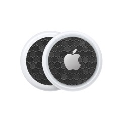 Set folii skin SILKASE Apple Airtag, negru hexa Set folii skin SILKASE Apple Airtag, negru hexa