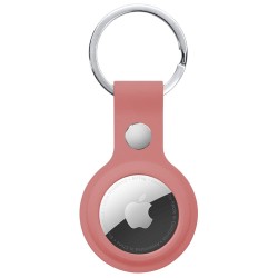 Husa SILKASE Apple Airtag, roz, silicon