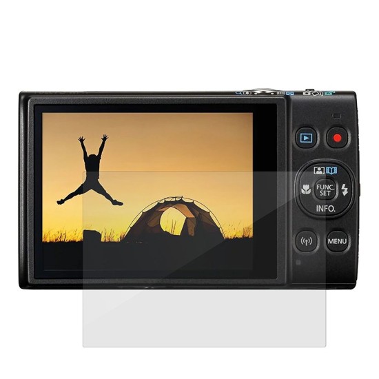 Set folii Canon IXUS 285 HS, 2 buc, protectie display, silicon, SILKASE (Camere Foto Video, A0026) by www.silkase.ro