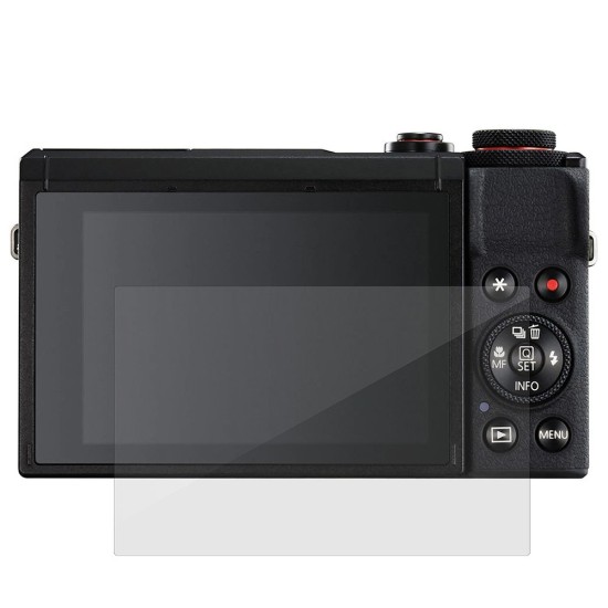 Set folii Canon PowerShot G7X Mark III, 2 buc, protectie display, silicon, SILKASE (Camere Foto Video, A0031) by www.silkase.ro