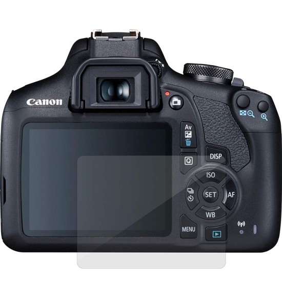 Set folii Canon EOS 2000D, 2 buc, protectie display, silicon, SILKASE (Camere Foto Video, A0041) by www.silkase.ro