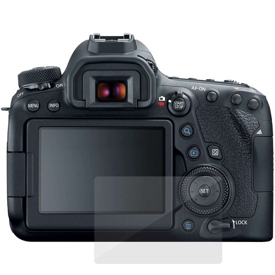 Set folii Canon EOS 6D Mark II, 2 buc, protectie display, silicon, SILKASE (Camere Foto Video, A0043) by www.silkase.ro