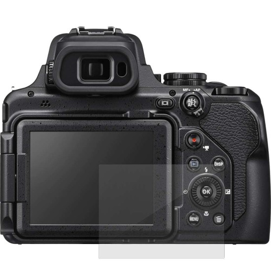 Set folii Nikon COOLPIX P1000, 2 buc, protectie display, silicon, SILKASE (Camere Foto Video, A0059) by www.silkase.ro