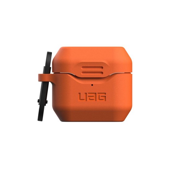 Carcasa antimicrobiana UAG Standard Issue Silicone compatibila cu Apple AirPods 3 Orange (3, 10292K119797) by www.silkase.ro