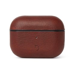 Carcasa din piele naturala Decoded AirCase compatibila cu Apple AirPods 3 Brown