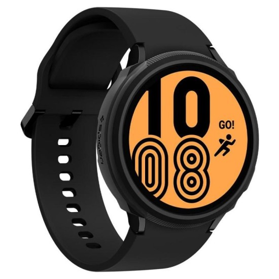 Carcasa Spigen Liquid Air compatibila cu Samsung Galaxy Watch 4 (40mm) Matte Black (Spigen, Ingredi) by www.silkase.ro SPIGEN Carcasă Liquid Air Samsung Galaxy Watch 4 (40mm - 1.2 inch), Matte Black (Ingredi, ACS03139) by www.silkase.ro