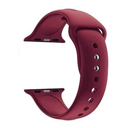 SILKASE Curea Silicon Lichid Apple Watch 42/41/40/38mm (Seria 11/SE), Vișiniu Închis
