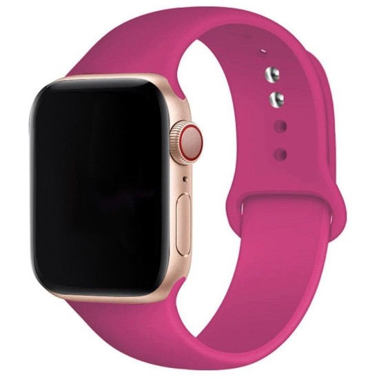 Curea SILKASE pentru Apple iWatch, Liquid silicone, 42/44/45mm, roz Barbie (SILKASE, Apple) by www.silkase.ro SILKASE Curea Silicon Lichid Apple Watch 49/46/45/44/42mm (Ultra 3-1/Seria 11-1/SE), Roz Barbie (Apple, W0924) by www.silkase.ro
