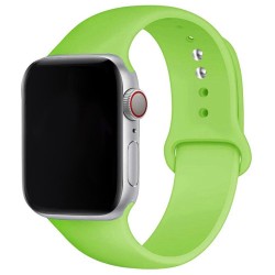 SILKASE Curea Silicon Lichid Apple Watch 49/46/45/44/42mm (Ultra 3-1/Seria 11-1/SE), Verde Neon