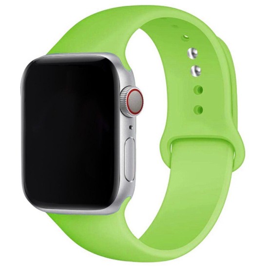 Curea SILKASE pentru Apple iWatch, Liquid silicone, 42/44/45mm, verde neon (SILKASE, Apple) by www.silkase.ro SILKASE Curea Silicon Lichid Apple Watch 49/46/45/44/42mm (Ultra 3-1/Seria 11-1/SE), Verde Neon (Apple, W0930) by www.silkase.ro