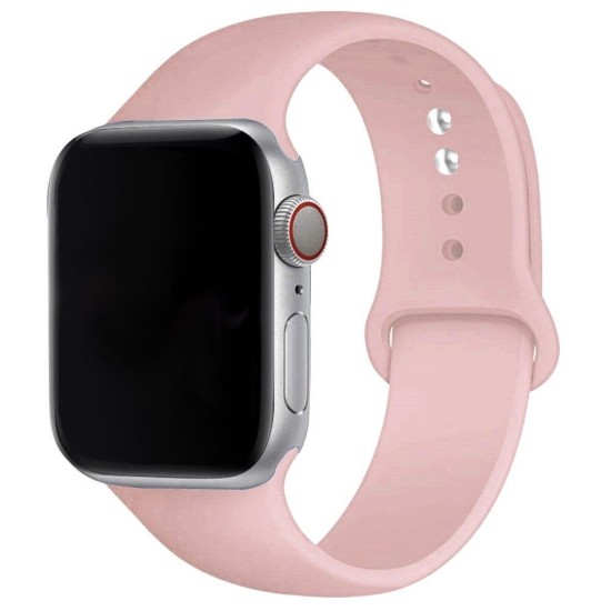Curea SILKASE pentru Apple iWatch, Liquid silicone, 42/44/45mm, roz pal (SILKASE, Apple) by www.silkase.ro SILKASE Curea Silicon Lichid Apple Watch 49/46/45/44/42mm (Ultra 3-1/Seria 11-1/SE), Roz Pal (Apple, W0931) by www.silkase.ro