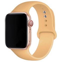 SILKASE Curea Silicon Lichid Apple Watch 49/46/45/44/42mm (Ultra 3-1/Seria 11-1/SE), Maro Nuc