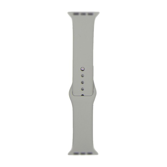 SILKASE Curea Silicon Lichid Apple Watch 49/46/45/44/42mm (Ultra 3-1/Seria 11-1/SE), Gri (Apple, W0936) by www.silkase.ro