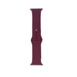 SILKASE Curea Silicon Lichid Apple Watch 49/46/45/44/42mm (Ultra 3-1/Seria 11-1/SE), Vișiniu Închis