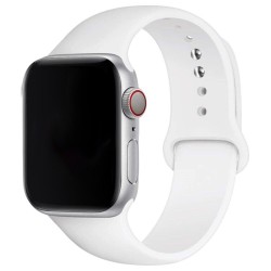 SILKASE Curea Silicon Lichid Apple Watch 42/41/40/38mm (Seria 11/SE), Alb SILKASE Curea Silicon Lichid Apple Watch 42/41/40/38mm (Seria 11/SE), Alb