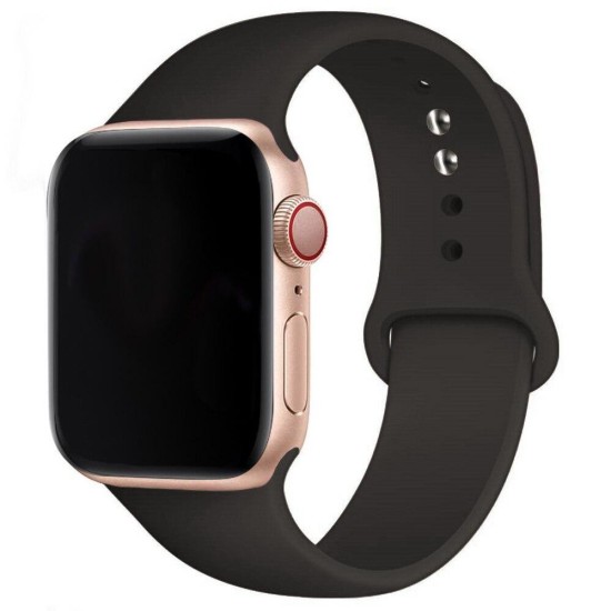 Curea SILKASE pentru Apple iWatch, Liquid silicone, 38/40/41mm, negru (SILKASE, Apple) by www.silkase.ro SILKASE Curea Silicon Lichid Apple Watch 42/41/40/38mm (Seria 11/SE), Negru (Apple, W0949) by www.silkase.ro