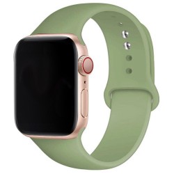 SILKASE Curea Silicon Lichid Apple Watch 42/41/40/38mm (Seria 11/SE), Verde Mentă